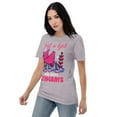 thumbnail image 3 of Girls love Ocean Animals Novelty Fish Lovers T-Shirt (Heather Grey, 2XL), 3 of 6