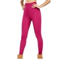thumbnail image 5 of Womens Thermal Warm Leggings Stretchy Casual Slim Fitting Tights Pants with Pockets Workout Yoga Pants High Waisted Pants for Women XL, 5 of 8