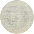 thumbnail image 1 of Ahgly Company Indoor Round Mid-Century Modern Tan Brown Oriental Area Rugs, 3' Round, 1 of 6