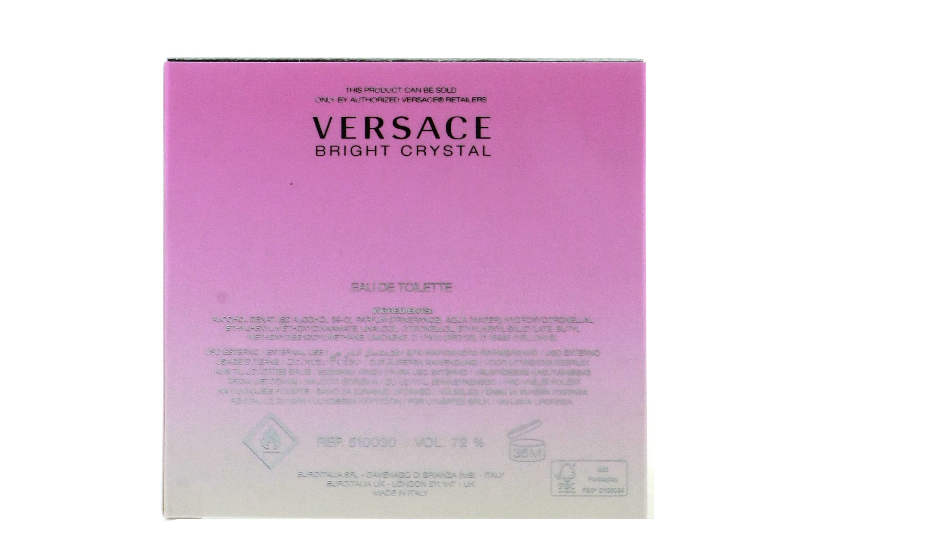 bright crystal versace 50 ml