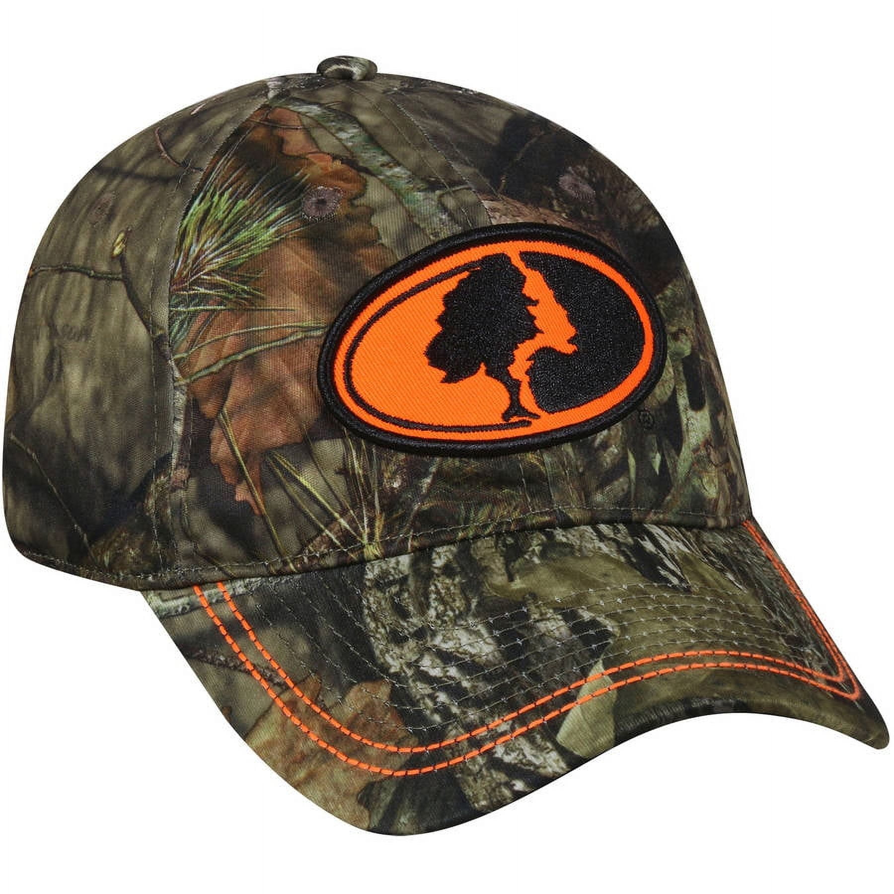 Mossy Oak Performance Camo Hunting Cap, Stretch Fabric, Sweatband