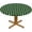 H, variant on Round Fitted Tablecloth 44 Inch, Classic Green Buffalo Plaid Round Fitted Tablecloth Elastic Stretch Tablecloth Water Resistant Table Cloth Polyester Table Cloth for Picnic, Indoor Outdoor