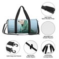 thumbnail image 6 of Bingfone Dog Wrapped in Towel Print Gym Duffle Backpack for Men Women,Travel Weekender Carry-On Bags with Detachable Back Pack Straps for Traveling Overnight Climb Sports, 6 of 8