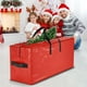thumbnail image 3 of Bolsa De Almacenamiento Bolsa de almacenamiento para árbol de Navidad de polietileno verde de 165x38x75cm. Funda para árbol artificial con asas reforzadas y cremallera (1 pieza). Rkxzt, 3 of 8