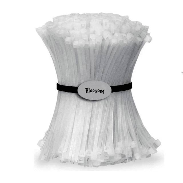 Set 1000 Pzs Cinchos Bloosom Plasticos Bridas De Nylon Anti-uv 20cm Blanco