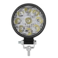 thumbnail image 3 of Faro LED, 27 W, 9 LED, redondo, minifaro LED redondo para coche, faro para motocicleta, muy versátil, 3 of 9