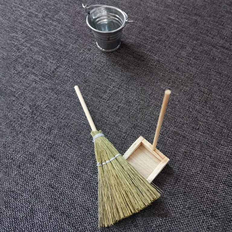3 Sets Broom Dustpan And Bucket Small Broom Brush Mini Broom