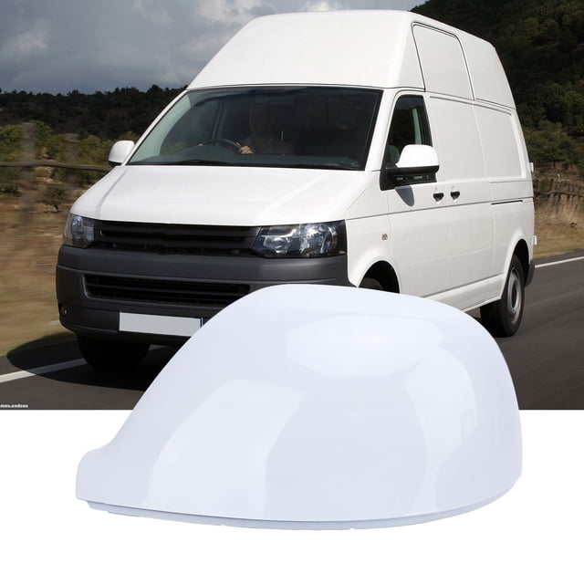 for T5 T5.1 T6 Rearview Mirror Cap Milky White Wing Cover Replacement