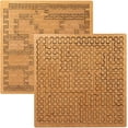 thumbnail image 1 of Fractal Tray Puzzles, Hard Difficult Wooden Jigsaw Puzzles for Adults, Unique Irregular Creative Labyrinth Impossible Difficult, Reverse Thinking Puzzle, No Image Puzzle (A+C), 1 of 8