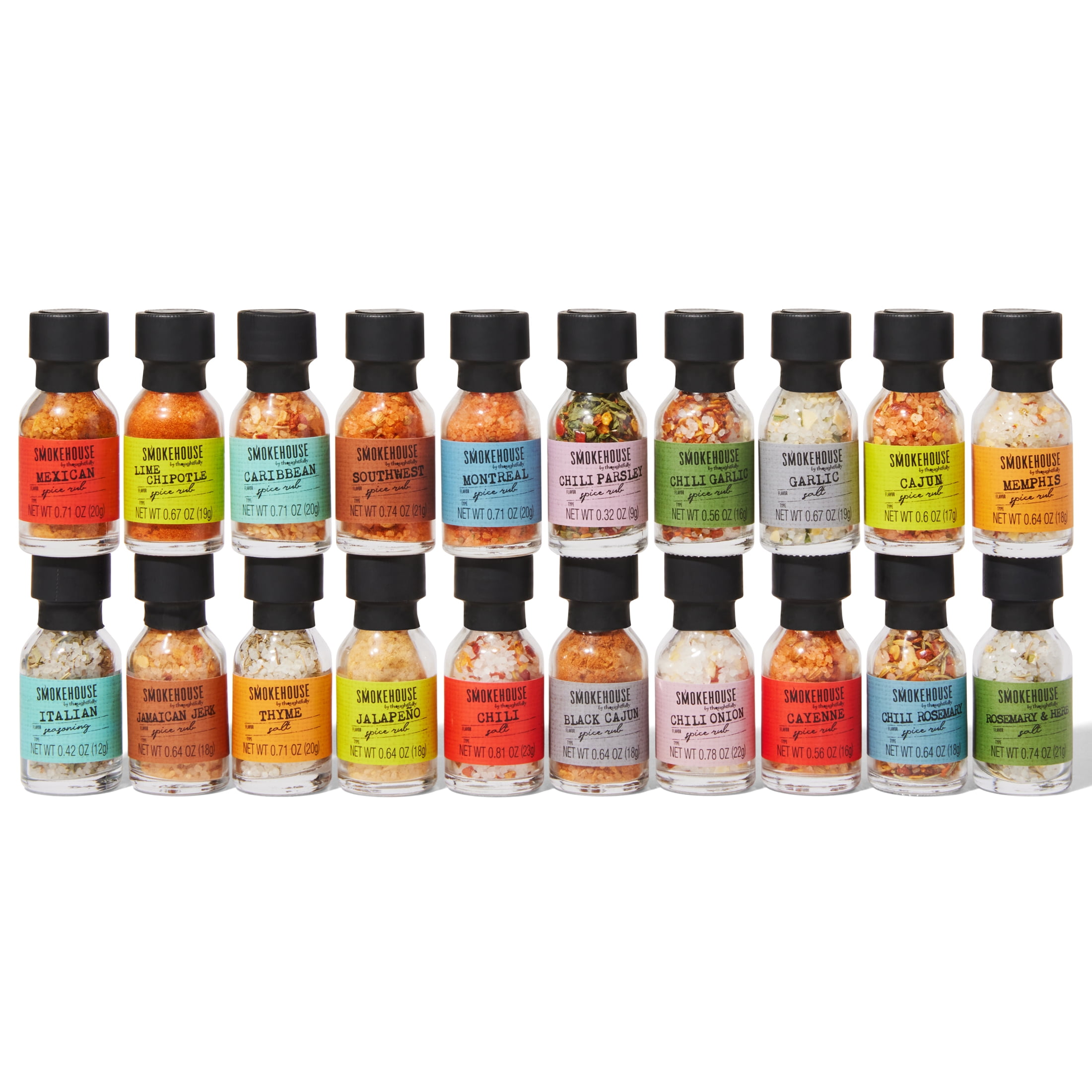 Smokehouse by Thoughtfully Ultimate Grilling Spices and Seasonings Set, 20 Count