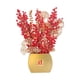 thumbnail image 3 of Cubo de flores artificiales de bayas para el Año Nuevo Chino 2026 para tienda, hogar y oficina Oro S, 3 of 8