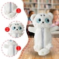thumbnail image 4 of Estuche de peluche con forma de animal, estuche para lápices, multiusos para bolígrafos, organizador de papelería suave, de maquillaje, de peluche gato, 4 of 4