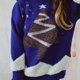 thumbnail image 4 of Suéter de cuello redondo Suéteres de mujer Suéter de cuello redondo de moda Suéter navideño Tops de mujer, 4 of 8