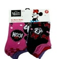 thumbnail image 3 of Minnie Mouse Toddler Girls no show Socks, 10-Pack, shoe Sizes 10-4, 3 of 5