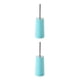 thumbnail image 1 of Wosthever Portaescobillas de baño con poder de limpieza en profundidad, acero inoxidable, ajuste rápido, larga vida útil, 2 piezas, azul, Azul 10. Khaxahkm 2Conjunto, 1 of 6