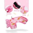 thumbnail image 4 of Rabbit Harness and Leash for Walking Escape Proof - Cute Carrot Pattern Mesh Breathable Bunny Vest Harness Outdoor Camping Hiking Training - Also Suit for Ferret Kitten Puppy Small Animals, 4 of 5