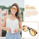 thumbnail image 3 of Vintage 70s Sunglasses Frame Tinted Lenses Glasses UV Protection Spectacles, 3 of 3