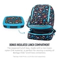 thumbnail image 3 of Bentgo Kids Prints 2-in-1 Backpack & Insulated Lunch Bag - Durable, Lightweight, Colorful Prints for Girls and Boys, Water-Resistant Fabric, Padded Straps and Back with Large Compartments (Dinosaur), 3 of 5