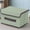 Green#3, variant on 2-Pack Linen Fabric Storage Box with Lid | Foldable Clothes & Debris Organizer | Household Storage Container for Bedroom & Living Room | 14" x 10" x 9"