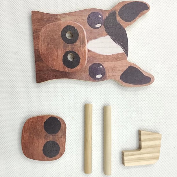 Estante De Gafas Estante para gafas de animales, soporte de madera para gafas, decoración de escritorio para el hogar y la oficina (C) Hugtrwg Libre de BPA