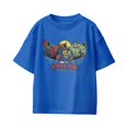 thumbnail image 2 of Marvel Spider-Man Brand New Day Youth One Against Four Wing Panels T-Shirt (Royal, XS-XL), 2 of 4