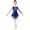 Navy Blue, variant on Kids Girls Rhythmic Gymnastics Ballet Jersey Lyrical Dance Dress Split Shiny Rhinestones Ballet Leotard Dress Yellow 6