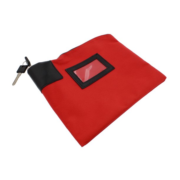 BISupply Locking Money Bag Lock Bag Bank Bag with Lock Cash Bag in