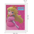 thumbnail image 2 of Princesa Peach Kits de Pintura de Diamantes para Adultos 5D DIY Diamond Art Kits Full Drill Diamond Dots para Regalo Decoración de Pared y Relajación Artes de Gemas 30*40cm, 2 of 6