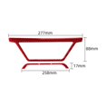 thumbnail image 3 of Real Bright Soft Car Interior Carbon Fiber Sticker Decoration2Pcs Red Carbon Fiber Center Console Dashbaord Cover For Hyundai ElantraAuto Car Protection Interior Accessories, 3 of 8
