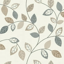Arthouse Sylvie Neutral Leaf Trail Wallpaper