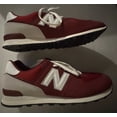 thumbnail image 1 of Men’s NB New Balance Classic 574 Red White U574WQ2, 18D New Sneakers, Trainers, 1 of 5