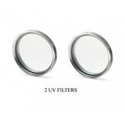 TWO 2 UV Filters for Sony HVRHD1000, Sony HVRHD1000U, Sony HVRHD1000N DCRSX65/R, Sony DCRSX65/S