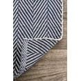 thumbnail image 3 of nuLOOM Kimberely Hand Loomed Runner Rug, 2' 6" x 6', Navy, 3 of 9