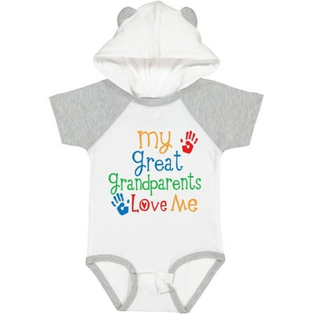 

Inktastic My Great Grandparents Love Me Gift Baby Boy or Baby Girl Bodysuit