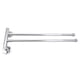 thumbnail image 1 of Barra de toalla abatible Yuarrent de acero inoxidable 2/3/4 barras accesorios de baño, 1 of 6