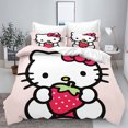 thumbnail image 1 of Sanrio Hello Kitty Quilt Cover 100% Polyester New Design 3D Cute Print Decor Comfortable Set Teenager Children Soft Bedding, 1 of 6