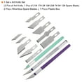 thumbnail image 4 of Uxcell 13 Pack Art Craft Knife Set, 3 Pack Hobby Exacto Knife & 10 Pack Spare Blades with Plastic Box, 4 of 6
