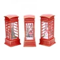 thumbnail image 2 of Christmas sale! Christmas Ornament Old Interview Telephone Booth Small Oil Lamp (with 3 LR44 Button Battery) - Tree Suitable For Hanging, 2 of 6