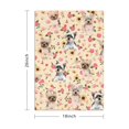 thumbnail image 3 of 4 Pcs Funny Kitchen Towels,Yorkie Dog and Flower Florals Microfiber Dish Towels,Kitchen Tea Towels,Kitchen Towel Set (18" X 26"), 3 of 3