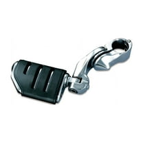 Kuryakyn 7585 Motorcycle Foot Controls: Tour-Tech Short Arm Cruise Mounts with Trident Dually ISO Pegs for 1-1/4" Engine Guards/Tubing, Chrome, 1 Pair