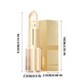 thumbnail image 3 of Barra de labios CLLC que cambia de color, barra de labios de larga duración para mujer, bálsamo labial con tinte de lámina dorada cristalina, brillo hidratante y luminoso, nutrición profunda (D), 3 of 8