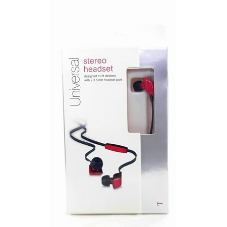 T-Mobile Universal In-Ear 3.5 mm Headset with Mic and Buttons for iPhone - Retail Packaging - (Best Big Button Mobile)