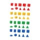 thumbnail image 5 of Juego de 40 piezas de formas geométricas 3D como juguete de aprendizaje, material didáctico educativo para clases de matemáticas en preescolar y prima, 5 of 9