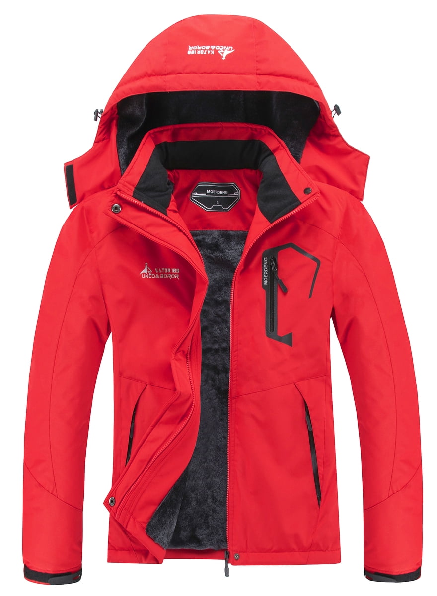 MOERDENG Women's Waterproof Ski Jacket 