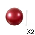 thumbnail image 1 of DYNWAVECA 2xSmall Pilates Ball Heavy Duty Workout Ball for Home Gym Balance Red, 1 of 10