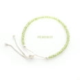 thumbnail image 4 of Natural Peridot Round Shape Bracelets in Sterling Silver for Women, August Birthstone Jewelry for Her Birthday, Wedding Anniversary, Christmas, Mothers Day, 4 of 6