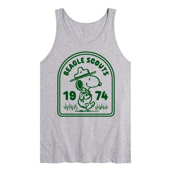 Peanuts - Beagle Scouts One Color Badge - Men's Jersey Tank Top