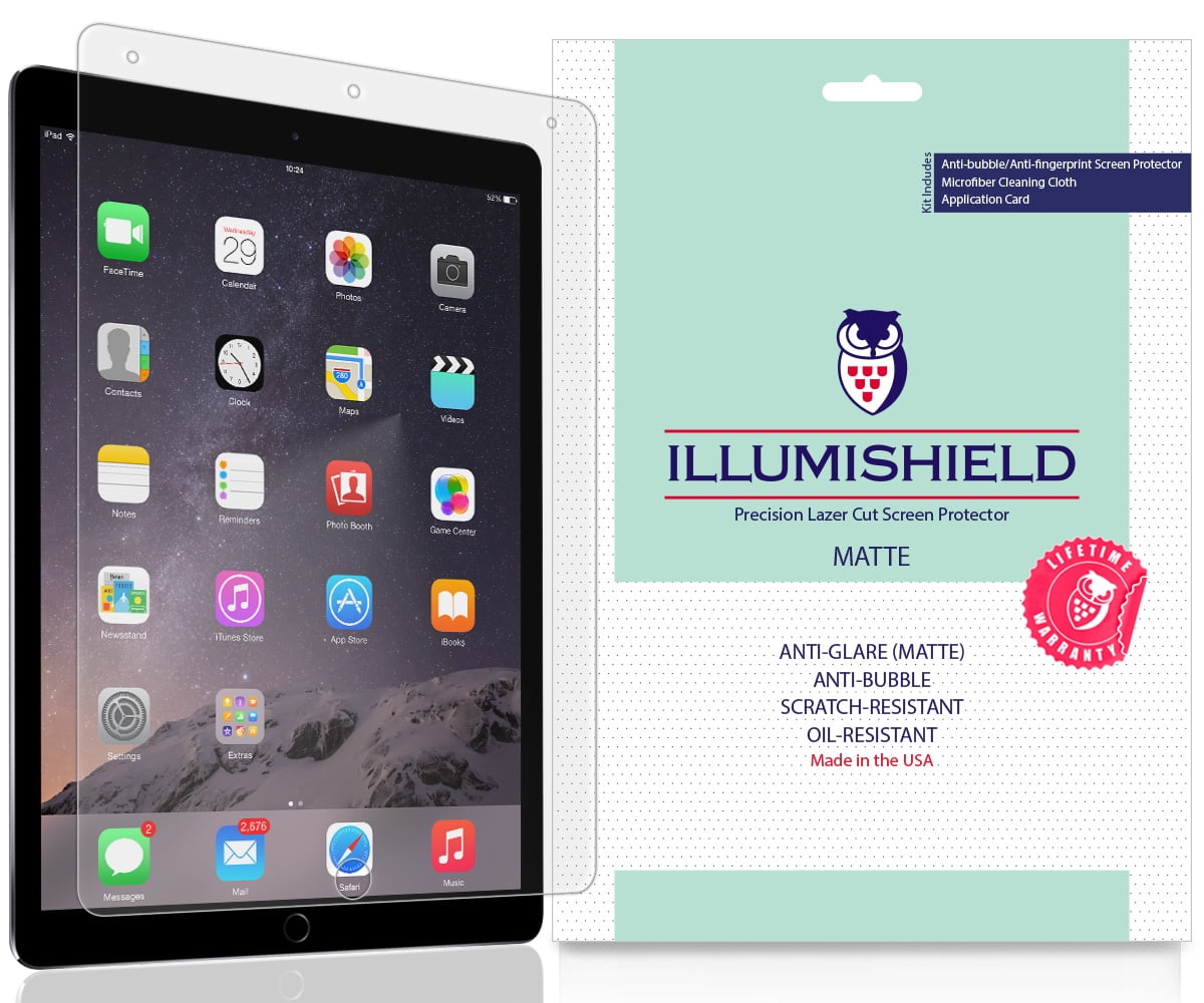 2x iLLumiShield Matte Screen Protector AntiGlare for iPad Pro 12.9