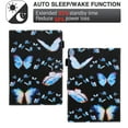 thumbnail image 2 of iPad 10.2 Case, iPad 10.5 Case, Dteck Folio Case for iPad 8th Generation / iPad 7th Gen / iPad Air 3 / iPad Pro 10.5, Auto Wake Sleep Cover Stand Case with Card Slots/Stylus Holder, Blue Butterfly, 2 of 5