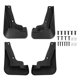 thumbnail image 2 of Coche 4 Uds Guardabarros Automotriz Apto Para Crosstrek 2024-2025 2026 ABS Guardabarros De Coche Negro, 2 of 7